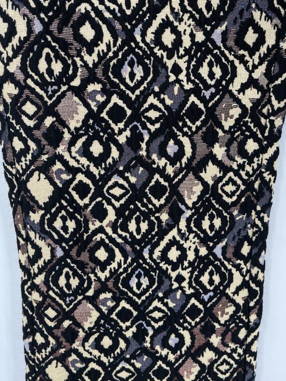 FREE PEOPLE Women's Purple Gold Mod Metallic Kick Flare Cropped Pant Size 2 - Picture 6 of 7
